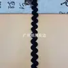 Borde Elástico Curvo en Forma de S Ondulado Blanco y Negro con Cinta de Encaje Accesorios de Boda Cortinas Sombreros Accesorios para Ropa Infantil