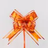 50 Flores de Tirar Mariposa Mate, Flores de Tirar con Cinta Grande para Navidad, Pascua y San Valentín, Lazos de Mariposa de Organza Transfronterizos
