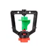 Sistema de riego por aspersión giratorio de 360 grados para invernaderos invertidos, cabezal de aspersión giratorio automático de microaspersión para invernadero, un sistema de riego completo