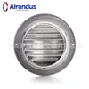 Ventilação externa em aço inoxidável 304, veneziana anti-ferrugem, tela contra insetos, à prova de chuva e à prova d'água, nova veneziana, saída de ar