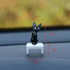 Muñeca de Gatito Mini de Dibujos Animados Adornos de Exhibición para Coche Muñeca Decorativa para Consola de Coche Escritorio de Oficina