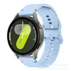 Para Galaxy watch7654 correa de silicona color hebilla costura de onda liberación rápida 20mm universal Huawei Samsung