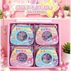 Cuaderno con Cortina de Cuentas Flotantes para Uñas con Temática de Dibujos Animados Sanrio, Cuaderno Girly de Alto Valor con Temática de Princesa con Espiral de Mano y Libro de Pegatinas