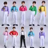 Overoles infantiles ropa de rendimiento jardín de infantes coro uniforme escolar traje anfitrión masculino Día del Niño 1 de Junio ropa de actuación
