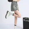 Falda de Mezclilla para Mujer Verano 2025 Nueva Elástica de Cintura Alta Anti-Exposición Culottes de Línea A Adelgazante Ajustada al Cuerpo Falda Corta