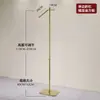 Arara de Exposição para Loja de Roupas, Cabideiro de Chão em Aço Inoxidável, Cabideiro, Ilha Suspensa Lateral Prateleira de Exposição para Loja de Roupas Femininas