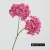 Flor Artificial de Hortensia Grande Hidratante de 2 Ramas con 96 Pétalos para Decoración de Hotel, Arreglos Florales, Decoraciones de Boda, Flor Artificial de Película Hortensia