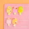 Simulación Paleta de Fruta Miniatura Accesorios de Resina Pegamento de Crema para Manualidades Pinza para el Cabello Hebilla de Zapato Juguete Comestible Adorno de Exhibición Pegatina de Helado 3D