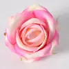Simulação Cabeças de Flor Rosa de Flanela Pequenas Cerimônia de Casamento Cena de Carro de Casamento Arranjo de Hotel Parede de Flores Arco Flores de Seda