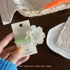Grampo de Cabelo Flor de Cinco Pétalas de Rattan Colorido Estilo Ins Coreano Grampo de Cabelo Estilo Dopamina Férias Estilo Menina Grampo de Cabelo para Franja