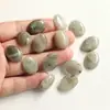 Superficie de Anillo de 15*20 mm Ágata Natural Aventurina Verde Amatista Ojo de Tigre Forma de Huevo Parche Ovalado Accesorios de Joyería DIY