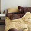 Xiangling PremiumEcos de Klein! Conjunto de Quatro Peças de Algodão Puro Lavado Estilo Blogger Vintage para Quarto