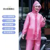 Conjunto de impermeable y pantalón de lluvia para recolectar té, unisex, transpirable y ligero, apto para trabajo de campo, impermeable separado, protección total contra la lluvia