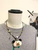 Ins Fofo Desenho Animado Cachorro Urso Colar Longo Gargantilha Feminino Decoração Externa com Clipe Acessórios