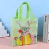Cross-border Amazon Laminado Não-tecido Ecologicamente Correto Saco de Compras Ovo Coelho Presente de Páscoa Tote Atacado