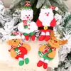 Nuevos Adornos de Muñecos de Tela Navideños Decoraciones para Árbol de Navidad Suministros de Decoración Navideña