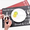 Fabricante Personalizado Impermeável Tapete de Mesa Criativo Desenho Animado Assar Pp Jogo Americano Impresso a Cores Tapete Isolante Estilo Europeu Porta-copos para Casa