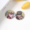 Insignias de Hojalata de Personajes de Anime Japonés, Merchandising Bidimensional, Decoraciones para Mochilas Escolares, Broches