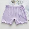 Ropa interior de algodón puro para niñas, de verano, fina y segura, con ribete de base antiluz para niñas.