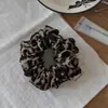 Elástico de Cabelo com Estampa de Leopardo do Mesmo Estilo de Blogueira Coreana para Mulheres, Elástico de Cabelo de Alta Qualidade, Corda de Cabelo, Acessórios de Cabelo, Cabeça de Bola