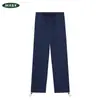 Pantalones deportivos joggers de alta gama, modernos, estilo retro americano, estilo japonés, con cordón en los tobillos, corte ajustado, pantalones rectos casuales para parejas
