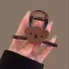 Elegante pinza para el pelo de tamaño grande para cabello grueso, pinza para el pelo simple nueva, pinza de tiburón para la parte posterior de la cabeza, accesorio para el pelo de cachorro de dibujos animados con galleta