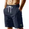 Pantalones Cortos Deportivos de Pana Rayados Estilo Americano para Hombre de Verano de Amazon Transfronterizos Pantalones Casuales Simples para Playa Baloncesto
