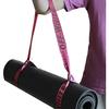 Corda de amarração para tapete de yoga com impressão de transferência de calor, cinto elástico, alça jacquard, alça de fitness, corda de amarração para tapete de yoga sem fivela, cinto elástico