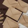 Envelopes de Papel Kraft Transfronteiriços em Estoque, Cor Sólida Estilo Ocidental Triangulares Gomados Envelopes de Papel Sulfurizado Europeus Cartão de Cumprimentos Atacado