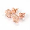 2022 Amazon Nuevo Plata s925 Set Moissanita Hip Hop Joyería Aretes Outlet de Fábrica de Origen
