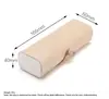 Estuche plegable de madera y cuero de alta gama para gafas de sol, caja de gafas de sol simple y moderna, caja de gafas de sol de corteza de abedul, venta al por mayor