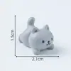 Gatito Lindo Nido de Gato Lindo Marco de Escalada para Gatos Casa para Bebés Decoración de Paisajismo DIY Accesorios Adornos de Sala de Estar Miniatura para Escritorio