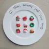 Série de Natal Boneco de Neve Brilhante Acessórios de Resina Atacado DIY Cola de Creme DIY Presilhas de Cabelo para Meninas Capa de Celular Bolsa