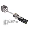 Espátula para Cocinar, Espátula de Madera para Arroz con Mango Largo, Espátula Gruesa de Acero Inoxidable para Freír, Espumadera, Utensilios de Cocina para el Hogar al por Mayor