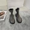 Botas Negras Estilo Martin Delgadas para Mujer, Nuevo Modelo 2026, Botines Marrones de Cuero Suave Delgado de Verano, Modernos Botines Marrones Cortos para Mujer