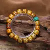 Pulsera de hueso de camello al por mayor pulsera étnica de hueso de camello joyería para hombres y mujeres tejida a mano suministro de joyería de Tíbet