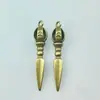 Direto da FábricaVajra Subjugador de Magia Pingente Ornamento Sólido Artesanal Chaveiro Portátil Pingente Artesanal