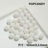 Cuentas Redondas Pequeñas Chapadas 10 mm Cuentas para DIY Accesorios Brillantes Hechos a Mano Material de Cuentas Aretes Pulsera Collar Joyería