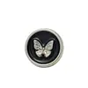 Botones Redondos Pequeños de Metal con Puntos y Mariposas para Camisas, Suéteres, Chaquetas, Cárdigans, Versátiles, Modernos, Botones para Coser a Mano