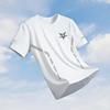 Camiseta de manga corta de seda de hielo de verano 2025 para hombre, nueva camiseta transpirable para correr, deportiva, de media manga, de secado rápido.