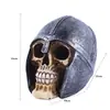 Cráneo de Esqueleto Adornos para el Hogar Artesanía de Cráneo de Resina Accesorios Completos de Halloween Molde Médico Esqueleto