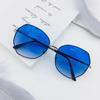 25 Gafas de Sol para Mujer Ins Protección UV Gafas de Sol Estilo Celebridad Influencer Versión Coreana 8063 Cara Grande Adelgazante Parasol