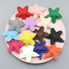 Acessórios DIY Couro PU Bolha Tridimensional Estrela de Cinco Pontas Capa para Celular Bolsa Chaveiro para Roupas Pingente