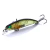 Hengjia Micro Señuelo Minnow Hundimiento Lento Vibratorio Hundimiento Agua Señuelo Artificial para Arroyo y Río Micro Lápiz Pesca para Walleye y Lubina
