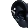 Brinco de Asa de Anjo Exquisito Aço Titânio Versátil Nicho Único Asa de Anjo Envolvente Brilhante Ponto de Diamante Brincos Brincos Mulheres