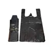 Sacos de Lixo Portáteis Personalizados Estilo Colete Preto, Mini Sacos para Fezes de Cachorro Domésticos, Sacos Plásticos para Lixo de Cozinha Multiespecificação para Exportação