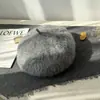 Boina de Pelo de Coelho Cor Sólida Personalizada Atacado Outono e Inverno Quente Moda Feminina Simples Circunferência da Cabeça Grande Chapéu de Artista Direto do Fabricante