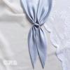 Bufanda Triangular Jk Nudo de Pez Dorado de Color Sólido Estilo Japonés Sin Nudo Cuello Kansai Traje de Marinero Lazo de Moño Mariposa