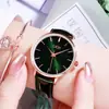 Reloj de mujer de moda estilo coreano GEDI, correa de cuero dulce y fresca, elegante reloj de pulsera para mujer, una pieza dropshipping transfronterizo