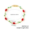 Moxi Transfronterizo Pulsera de Moda con Forma de Hoja de Zircón y Enredadera de Diamantes Completos Pulsera de Moda Geométrico Simple Personalizado